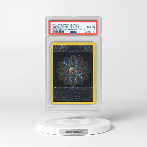 2002 Pokémon League Energize Your Game Cycle Rainbow Energy - Reverse Foil (PSA 8 NM-MT)