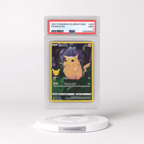 2021 Pokémon Celebrations #005 Pikachu - Full Art (PSA 9 MINT)
