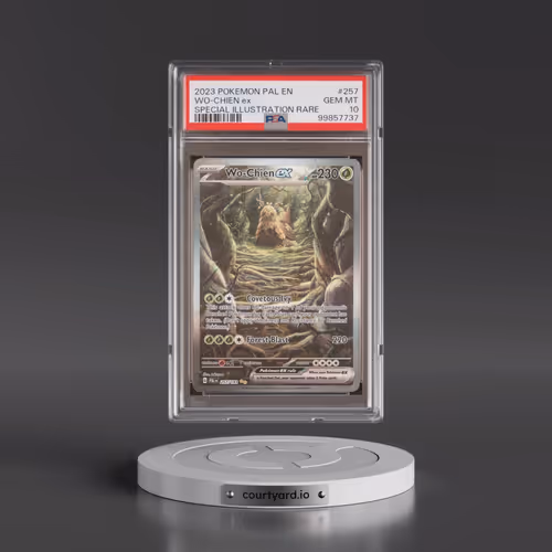 2023 Pokémon Pal EN-Paldea Evolved #257 WO-Chien EX - Holo Special Illustration Rare (PSA 10 GEM MIN