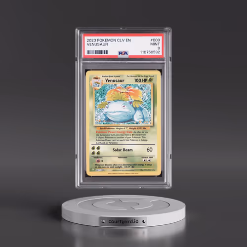 2023 Pokémon CLV-Trading Card Game Classic Venusaur & Lugia EX Deck #003 Venusaur (PSA 9 MINT)