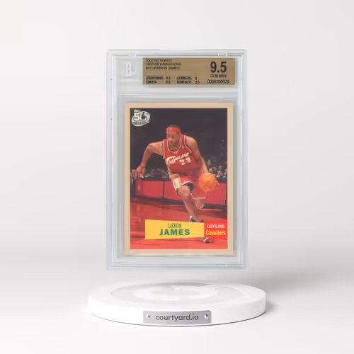 2007 Topps #23 LeBron James - 1957-58 Variation (BGS 9.5 GEM MINT)