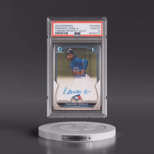 2023 Bowman Chrome Prospect Autographs #CPAEBO Enmanuel Bonilla (PSA 10 GEM MINT)