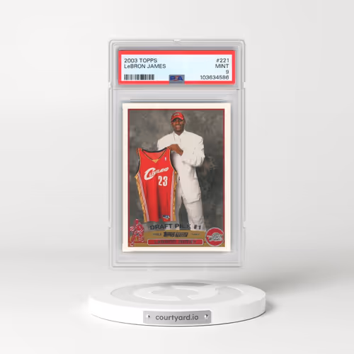 2003 Topps #221 LeBron James (PSA 9 MINT)