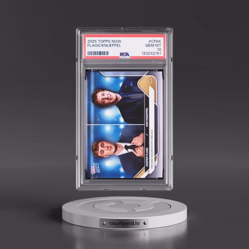 2025 Topps Now #CFKK Cooper Flagg/Kon Knueppel (PSA 10 GEM MINT)