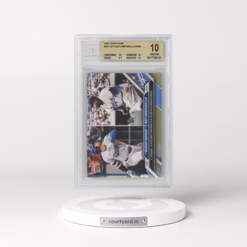 2024 Topps Now #347 Shohei Ohtani/Roy Campanella/4969* (BGS 10 PRISTINE)