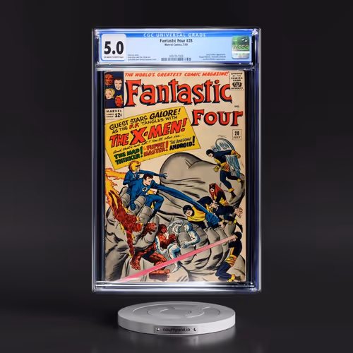 Fantastic Four #28 CGC 5.0 Off-white to White Pages (Marvel Comics, 7/64)