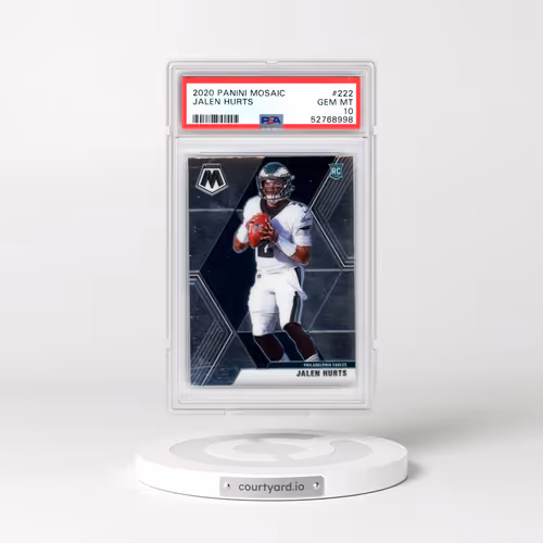 2020 Panini Mosaic #222 Jalen Hurts (PSA 10 GEM MINT)