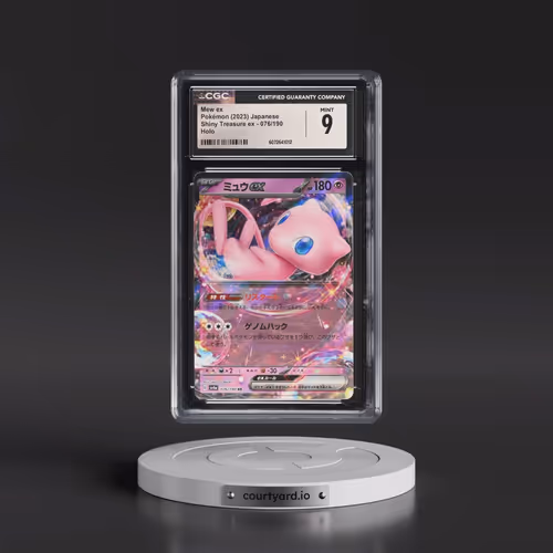 2023 Pokémon Sv4a-Shiny Treasure EX #076 Mew EX - Holo (CGC 9 MINT)