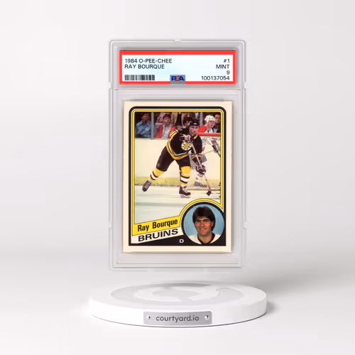 1984 O-Pee-Chee #1 Ray Bourque (PSA 9 MINT)