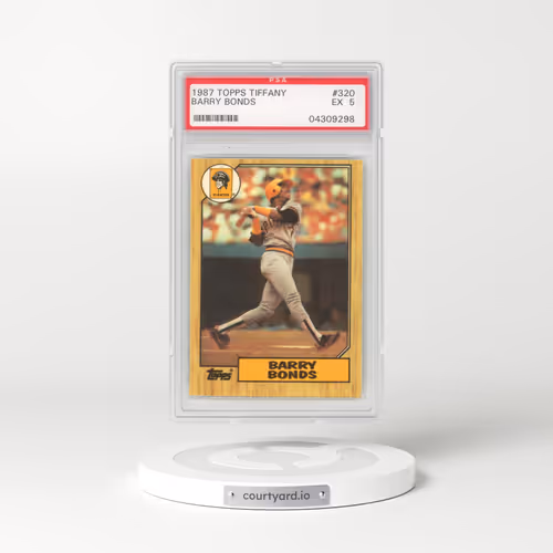 1987 Topps Tiffany #320 Barry Bonds (PSA 5 EX)