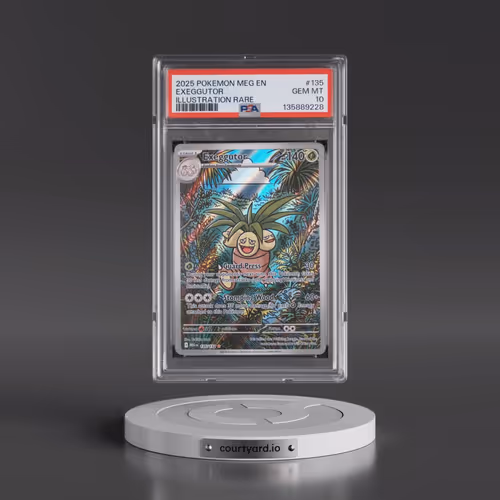 2025 Pokémon Meg EN-Mega Evolution #135 Exeggutor - Illustration Rare (PSA 10 GEM MINT)
