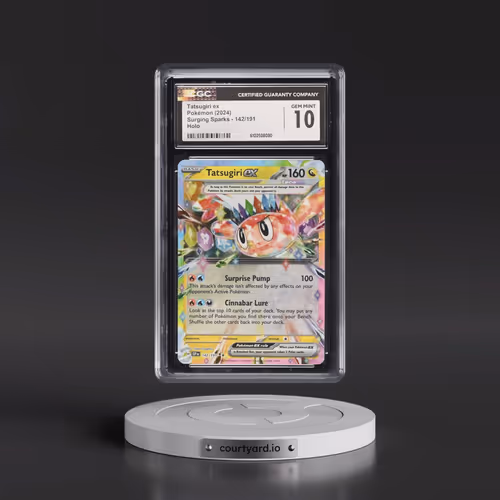 2024 Surging Sparks - SSP EN #142/191 Tatsugiri ex - Holo (CGC 10 GEM MINT)
