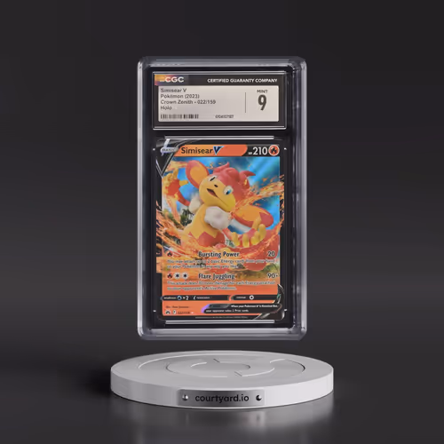 2023 Crown Zenith #022/159 Simisear V - Holo (CGC 9 MINT)