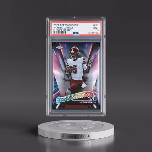 2024 Topps Chrome Future Stars #FS2 Jayden Daniels (PSA 9 MINT)