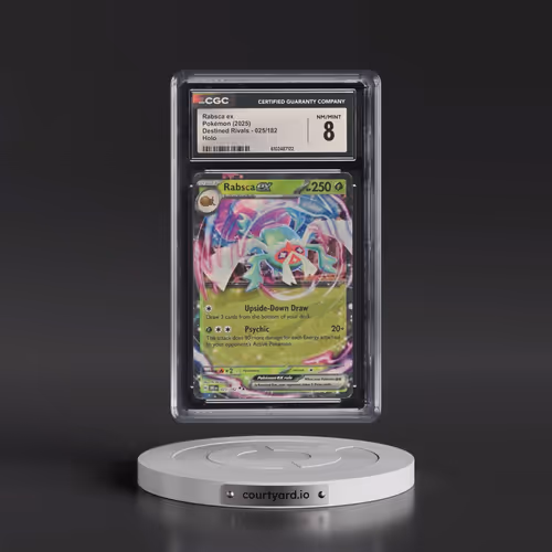 2025 Destined Rivals - DRI EN #025/182 Rabsca ex - Holo (CGC 8 NM-MT)