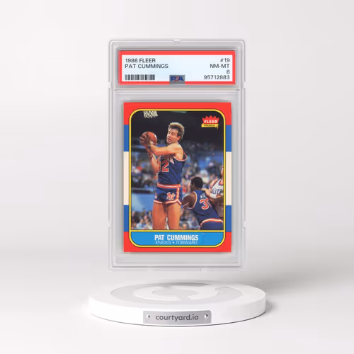 1986 Fleer #19 Pat Cummings (PSA 8 NM-MT)