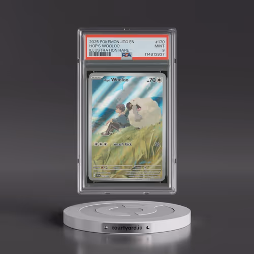 2025 Pokémon Jtg EN-Journey Together #170 Hop's Wooloo - Illustration Rare (PSA 9 MINT)