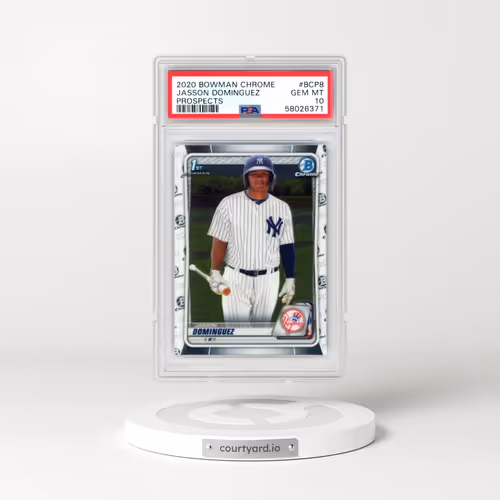 2020 Bowman Chrome Prospects #BCP8 Jasson Dominguez (PSA 10 GEM MINT)