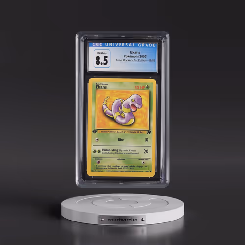 2000 Team Rocket #56/82 Ekans - 1st Edition 1st Edition (CGC 8.5 NM-MT+)