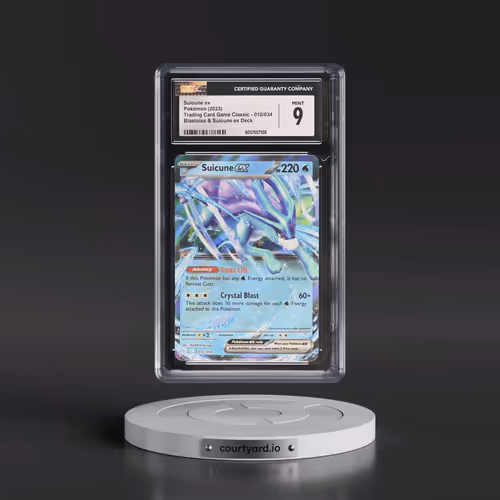 2023 Pokémon Clb-Trading Card Game Classic Blastoise & Suicune EX Deck #010 Suicune EX - Holo (CGC 9