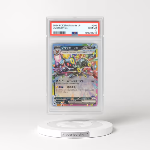 2024 Pokémon Sv8a-Terastal Fest EX #093 Umbreon EX - Holo (PSA 10 GEM MINT)