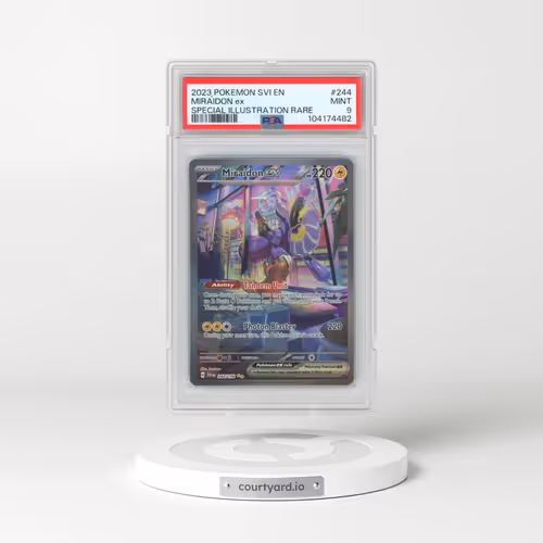 2023 Pokémon Svi EN-Scarlet & Violet #244 Miraidon EX - Holo Special Illustration Rare (PSA 9 MINT)
