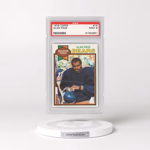 1979 Topps #15 Alan Page (PSA 9 MINT)