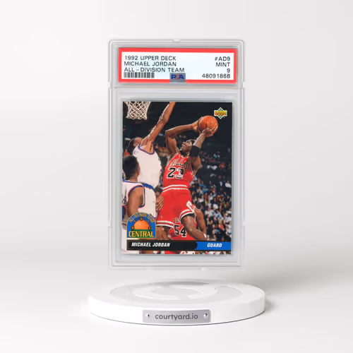 1992 Upper Deck All-Division #AD9 Michael Jordan (PSA 9 MINT)