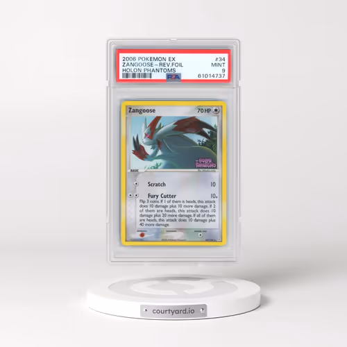 2006 Pokémon EX Holon Phantoms #34 Zangoose - Reverse Foil (PSA 9 MINT)