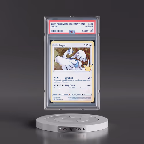 2021 Pokémon Celebrations #022 Lugia (PSA 8 NM-MT)