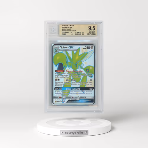 2019 Hidden Fates #SV72 Scizor GX - Holo (BGS 9.5 GEM MINT)