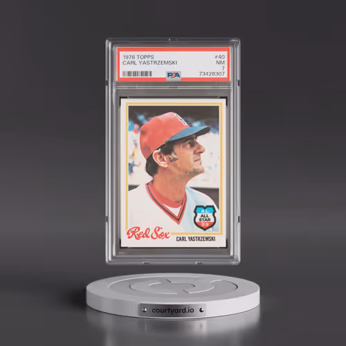 1978 Topps #40 Carl Yastrzemski (PSA 7 NM)