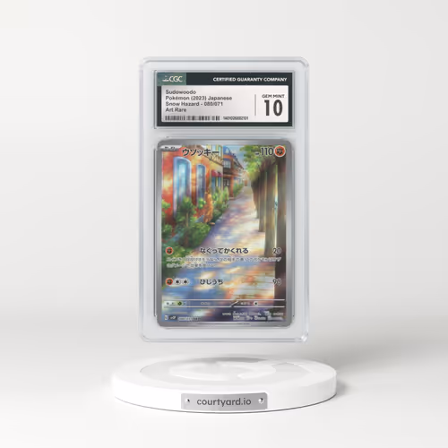 2023 Japanese Snow Hazard #80 Sudowoodo - Full Art Holo (CGC 10 GEM MINT)