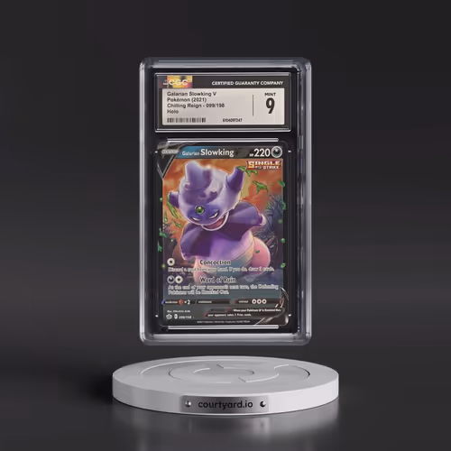 2021 Chilling Reign #099/198 Galarian Slowking V - Holo (CGC 9 MINT)