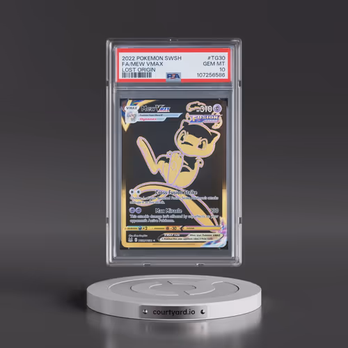 2022 Pokémon Sword & Shield Lost Origin #TG30 Mew Vmax - Full Art (PSA 10 GEM MINT)