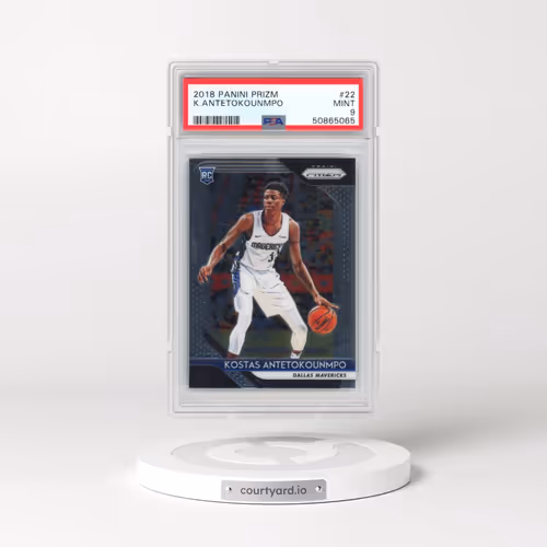2018 Panini Prizm #22 Kostas Antetokounmpo (PSA 9 MINT)