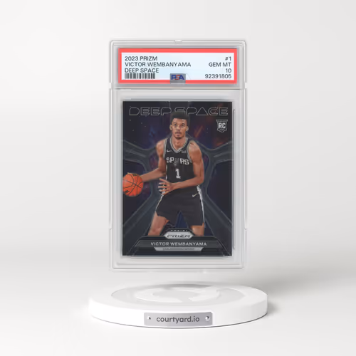2023 Panini Prizm Deep Space #1 Victor Wembanyama (PSA 10 GEM MINT)