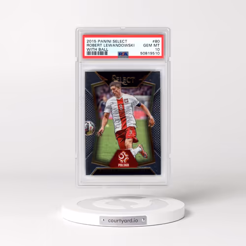 2015 Panini Select #80 Robert Lewandowski - With Ball (PSA 10 GEM MINT)