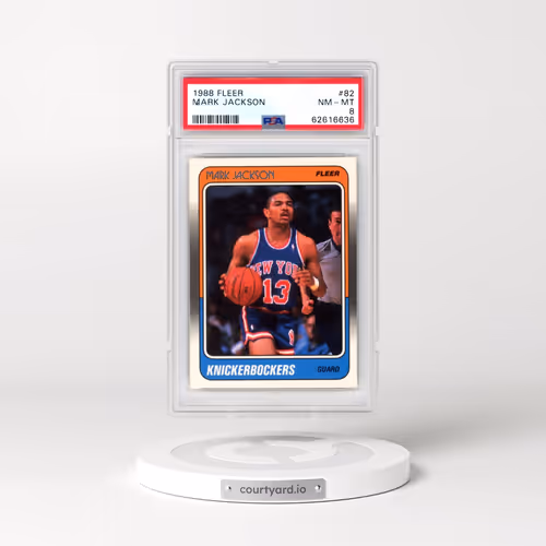 1988 Fleer #82 Mark Jackson (PSA 8 NM-MT)