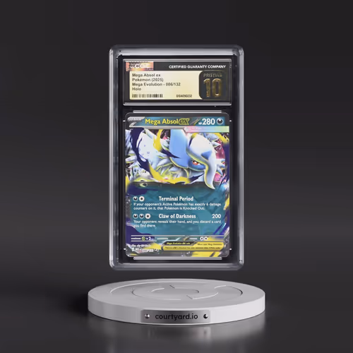 2025 Mega Evolution - MEG EN #086/132 Mega Absol ex - Holo (CGC 10 PRISTINE)