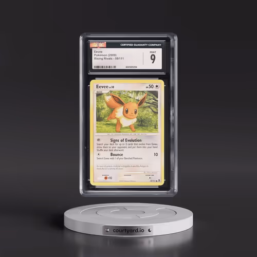 2009 Rising Rivals #59/111 Eevee (CGC 9 MINT)