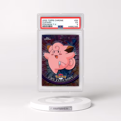 2000 Topps Chrome Pokémon T.V. #35 Clefairy (PSA 5 EX)