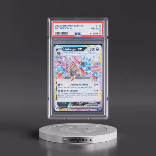 2024 Pokémon Ssp EN-Surging Sparks #119 Hydreigon EX - Holo (PSA 10 GEM MINT)