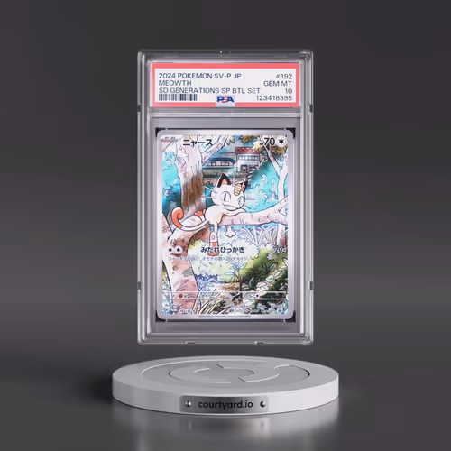 2024 Pokémon SV-P Promo #192 Meowth - Start Deck Generations Special Battle Set (PSA 10 GEM MINT)