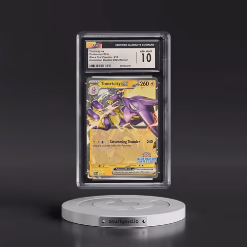 2025 Pokémon Svp EN-SV Black Star Promo #215 Toxtricity EX - Holo Illustration Contest 2024 (CGC 10