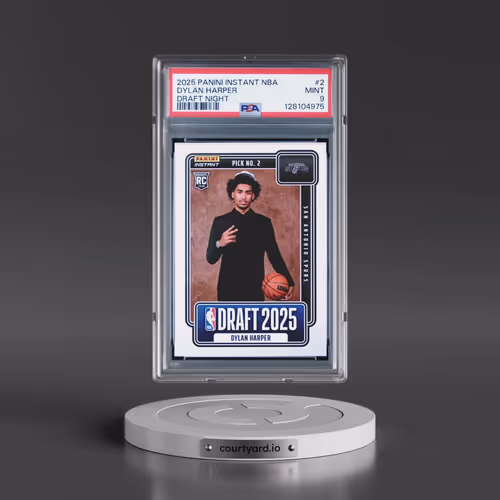 2025 Panini Instant NBA Draft Night #2 Dylan Harper (PSA 9 MINT)