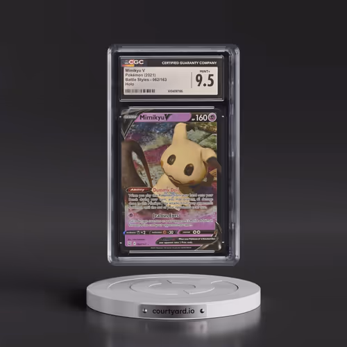 2021 Pokémon Sword & Shield Battle Styles #062 Mimikyu V - Holo (CGC 9.5 MINT+)