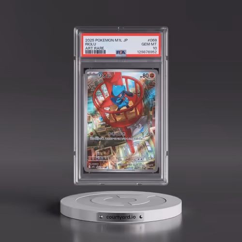 2025 Pokémon M1l-Mega Brave #068 Riolu - Art Rare (PSA 10 GEM MINT)