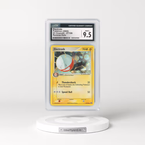 2005 EX Emerald #27 Electrode - Holo (CGC 9.5 MINT+)