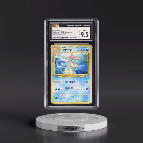 1999 Neo Premium File Croconaw - No Rarity (CGC 9.5 MINT+)